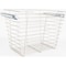Hardware Resources Satin Nickel Closet Pullout Basket with Slides 14"Dx23"Wx17"H POB1-142317SN - alternate 1